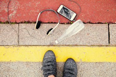 Sportif insanlar eğitim açık alan, sağlıklı yaşam ve spor kavramları