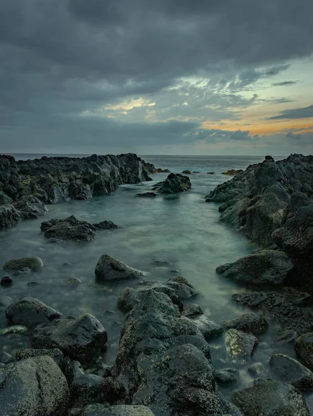 西班牙特内里费岛 Sauzal 海岸的长期接触 — 图库照片