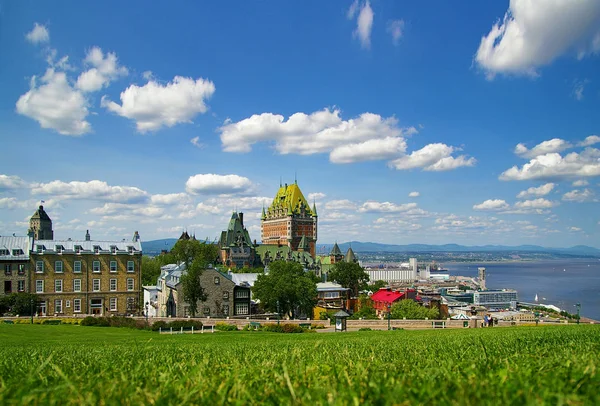 Visa Quebec Kanada Historiska Stadsdel — Stockfoto