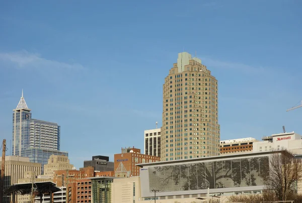 Raleigh Usa 2019 Veduta Dello Skyline Del Centro Raleigh Incluso — Foto Stock