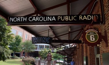 Durham,Nc/Usa - 10-23-2018: Wunc, Ameri'deki Npr radyo istasyonu
