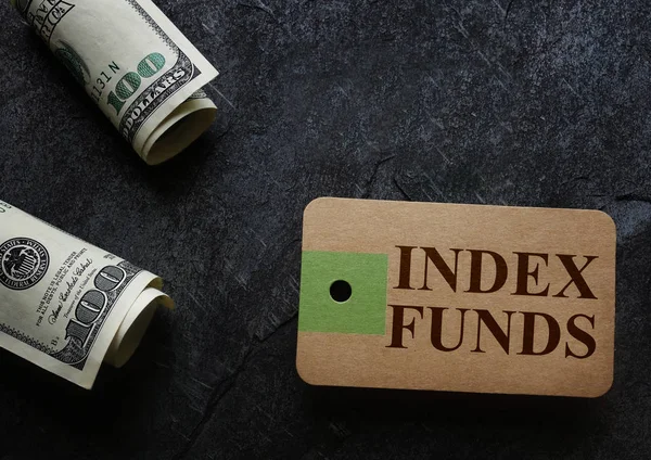 Index Funds money — Stock Photo, Image