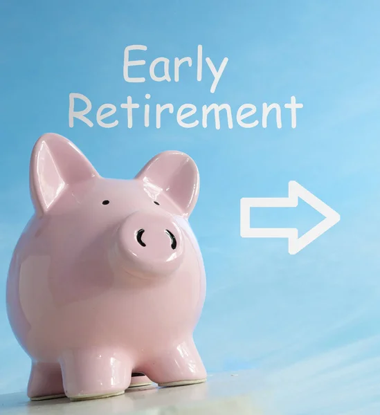 Early Retirement piggy bank