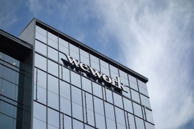 Raleigh,Nc/Usa - 09-04-2019: wework ofisleri, hangi ortak sunuyor
