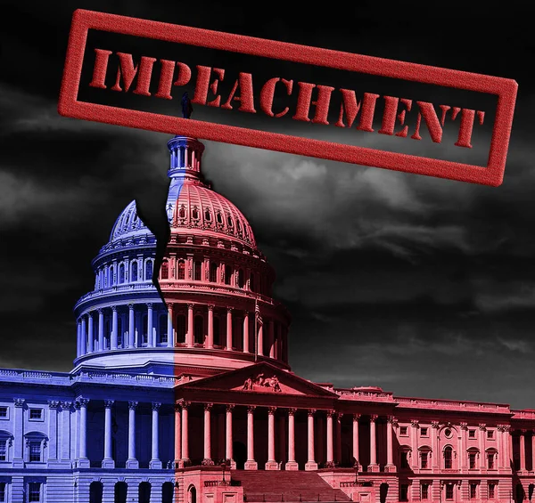 Impeachment and the divided Congress — ストック写真