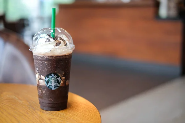 Bangkok Thailand Mei 2018 Midnight Mocha Frappe Dengan Krim Kocok — Stok Foto