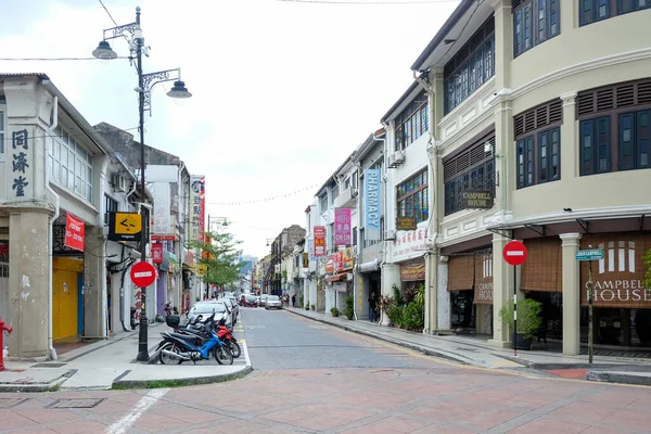 Penang Malaysia December 2019 Gamla Gator Och Arkitektur George Town — Stockfoto