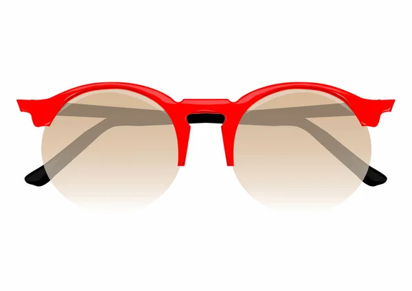 Vektor Illustration Einer Roten Sonnenbrille Kann Für Banner Poster Webdesign — Stockvektor