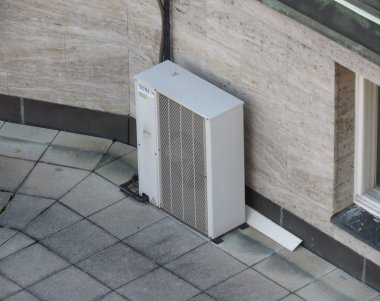 Prague, Çek Cumhuriyeti - yaklaşık Aralık 2017: bir Isıtma Havalandırma ve klima cihazı