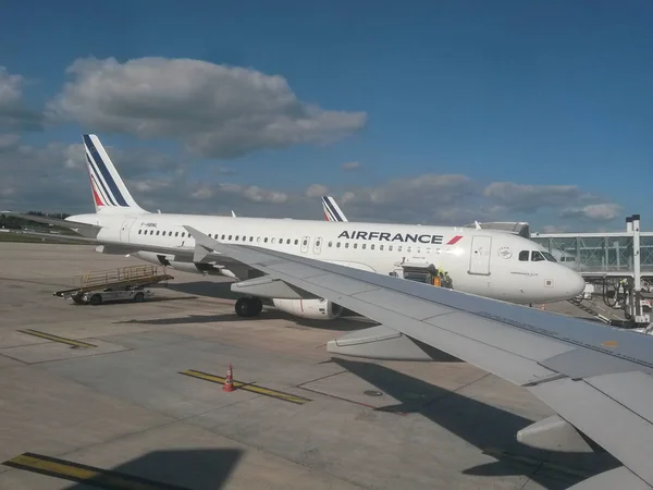 Paris France Circa Mai 2015 Airbus A320 Air France Stationné — Photo