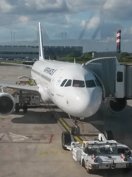 Paris Francja Circa Maja 2015 Air France Airbus A320 Gotowy — Zdjęcie stockowe