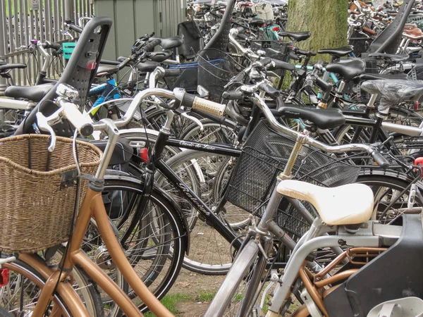 Kopenhagen Dänemark August 2017 Fahrräder Aka Fahrräder Oder Fahrräder — Stockfoto