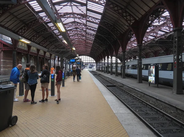 Köpenhamn Circa Augusti 2017 Copenhagen Centralstationen — Stockfoto