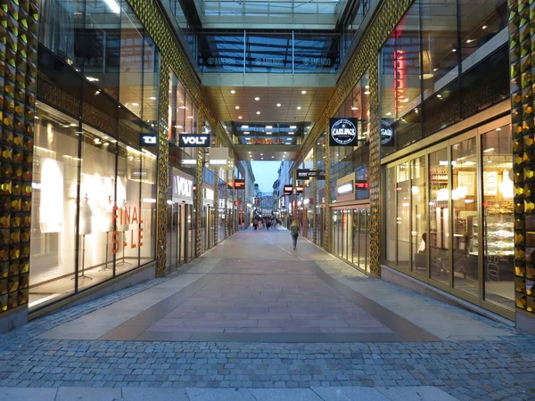 Goteburg Sweden Circa August 2017 City Centre Streets Stores Shopping — Stock Photo, Image