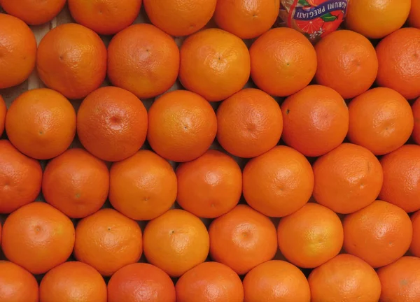 Venecia Italia Circa Marzo 2018 Naranjas Dulces Citrus Sinensis Antecedentes — Foto de Stock