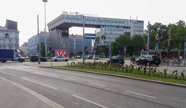 Vienna Avusturya Mayıs 2018 Yaklaşık Westbahnhof Anlam Batı Demiryolu Stasyonu — Stok fotoğraf