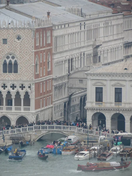 Venice Italië Circa Maart 2018 Ponte Dei Sospiri Brug Der — Stockfoto