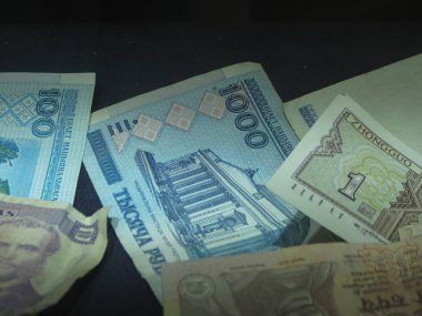 banknot - çeşitli para bir dizi