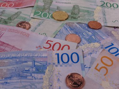 İsveç Kronu banknot ve madeni paralar (Sek), İsveç para birimi