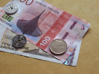 Norveç Kronu banknot ve madeni paralar (Nok), Norveç'in para birimi