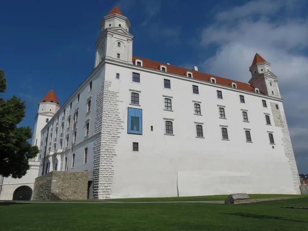 Castillo Bratislava Colina Bratislava Eslovaquia —  Fotos de Stock