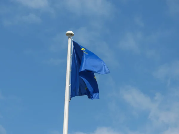 Flagge Der Europäischen Union Aka Europa — Stockfoto