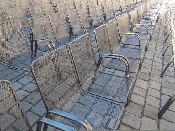 Empty Audience Seats Entertainment Event — Stock Photo, Image