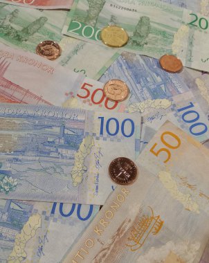 İsveç Kronu banknot ve madeni paralar (Sek), İsveç para birimi