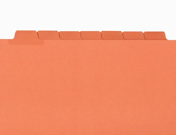 Oranje Gekleurde Bestandsmap Die Nuttig Als Office Concept — Stockfoto
