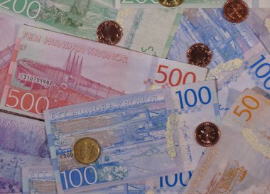 İsveç Kronu banknot ve madeni paralar (Sek), İsveç para birimi