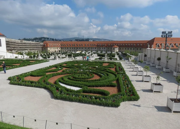 Bratislava Slowakije Circa Mei 2018 Barokke Tuinen Het Kasteelpark — Stockfoto