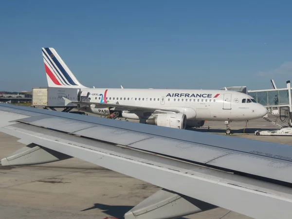 Paris France Circa Août 2018 Airbus A319 Air France Lors — Photo