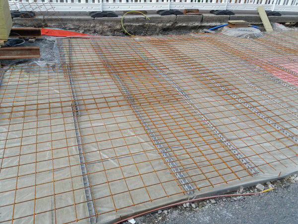 Steel Wire Mesh For Concrete Floor In Construction Site