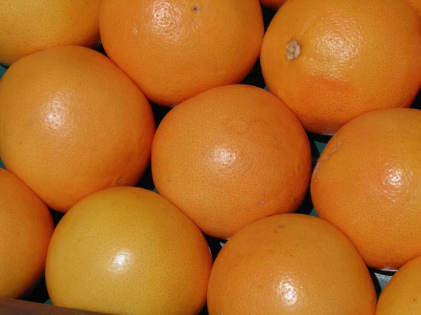 Laranja Doce Citrus Sinensis Fruta Comida Vegetariana Útil Como Fundo — Fotografia de Stock