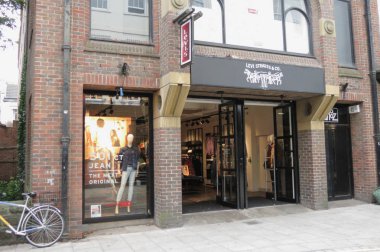 York, Yorkshire, İngiltere - yaklaşık Ağustos 2015: Levi's marka mağaza