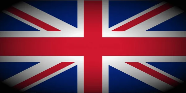 Viñeteadas Bandera Del Reino Unido También Conocido Como Unión Gato —  Fotos de Stock