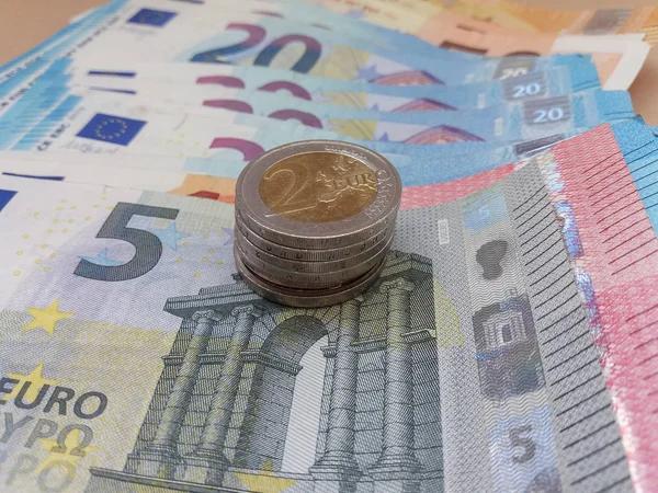 Euro Eur Bankovky Zákonným Platidlem Evropské Unie — Stock fotografie