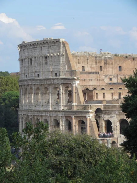 Colosseum Kolossé Aka Colosseum Róma Olaszország — Stock Fotó