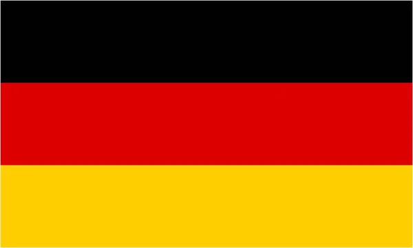 German Flag Language Icon Isolated Vector Illustration — Stock Vector