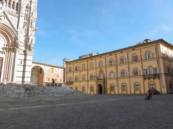 シエナ イタリア中世の町の大聖堂広場 — ストック写真
