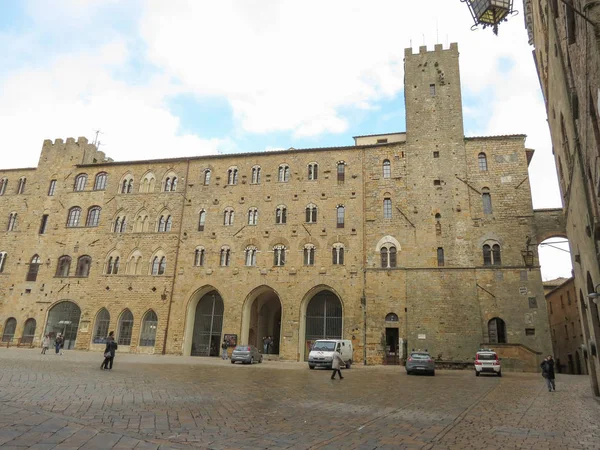 Volterra Ciudad Medieval Italiana Vista Del Centro Ciudad —  Fotos de Stock