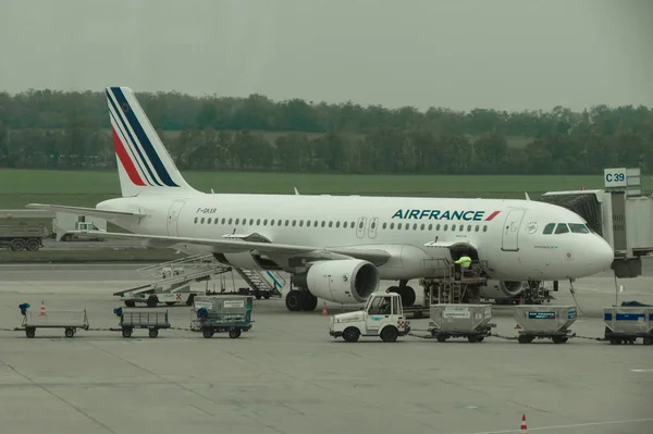 Vienne Autriche Circa Octobre 2015 Avion Airbus A320 Air France — Photo