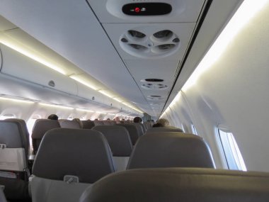 Viyana, yaklaşık Eylül 2013: bir uçak Viyana, Eylül 2013 Air Berlin şirketin iç koltuklarda