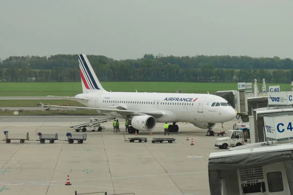 Vienne Autriche Circa Octobre 2015 Avion Airbus A320 Air France — Photo