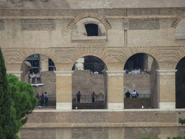 Rzym Włochy Około Października 2018 Koloseum Colosseo Aka Koloseum — Zdjęcie stockowe