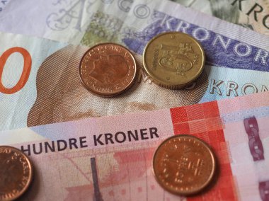 Norveç Kronu banknot ve madeni paralar (Nok), Norveç'in para birimi