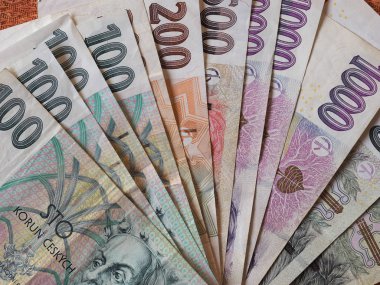 Çek korunası banknot para (Czk), Çek Cumhuriyeti'nin para birimi