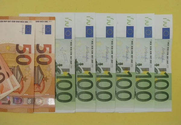 Χρήματα Τραπεζογραμμάτια Ευρώ Eur Νόμισμα Της Ευρωπαϊκής Ένωσης — Φωτογραφία Αρχείου