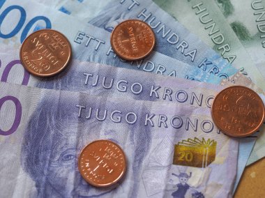 İsveç Kronu banknot para (Sek), İsveç para birimi