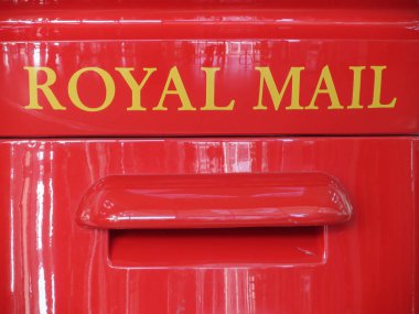 Ocak 2015 yaklaşık - Londra, İngiltere: Royal posta kırmızı kutu